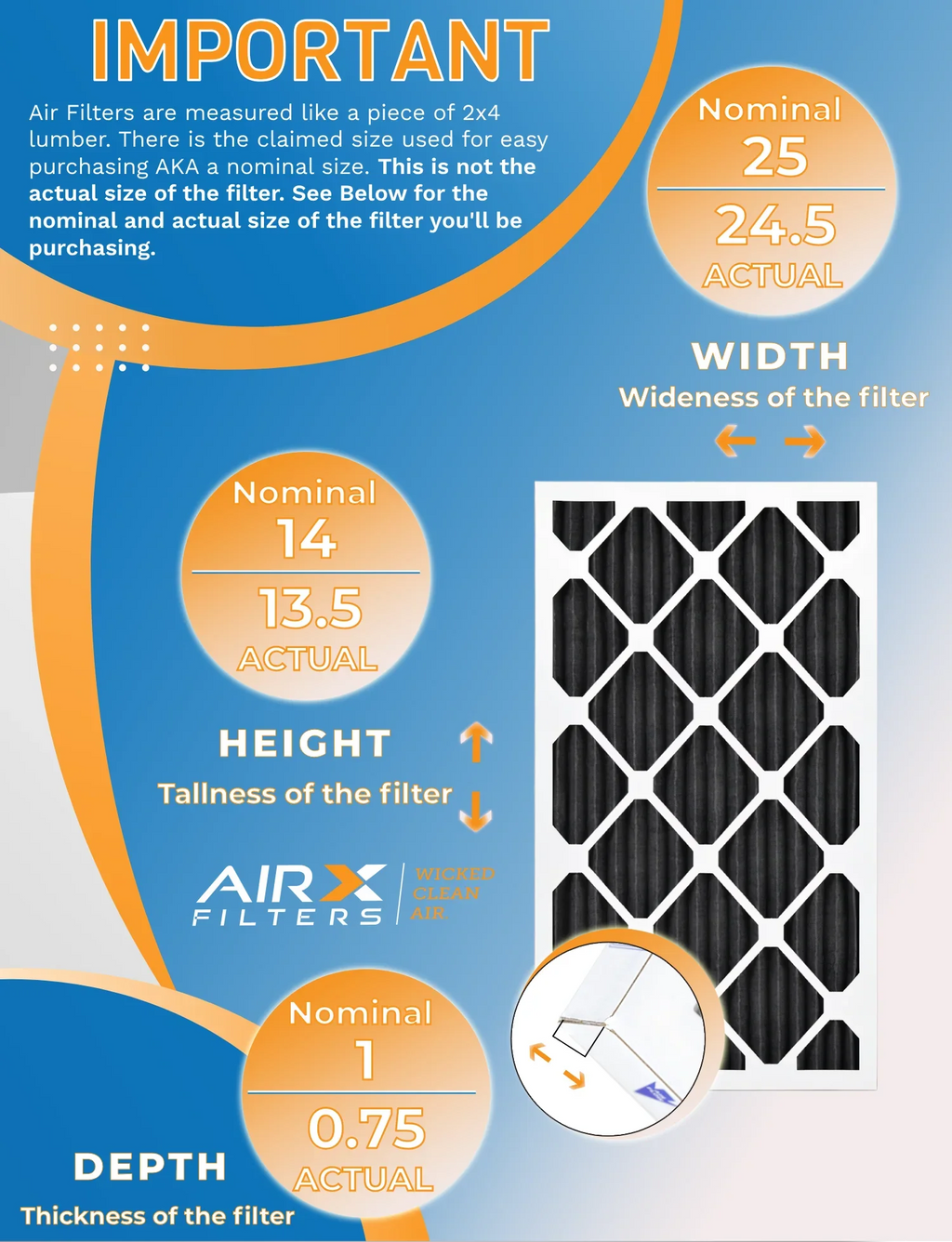 14x25x1 Air Filter  8 Rating, 12 Pack of Furnace Filters Comparable to  700,  5, Pet Odor Retention Filters - Made in  by     .