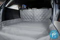 Bulldogology  Cargo Liner for Dogs - Heavy Duty Pet Trunk Cargo Cover - Dog Car Seat Cover Waterproof Nonslip - Dog Hair, Muddy Paws, Scratches Cover Protector for Cars Vans SUVs (X-Large, Grey)