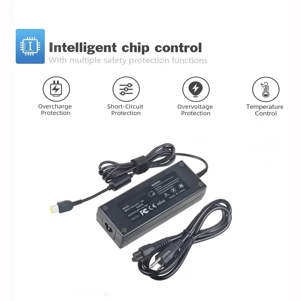 '-Geek 135W  Power Supply Adapter Charger for Lenovo Y40-70 Y50-70 Y50-80 Mains