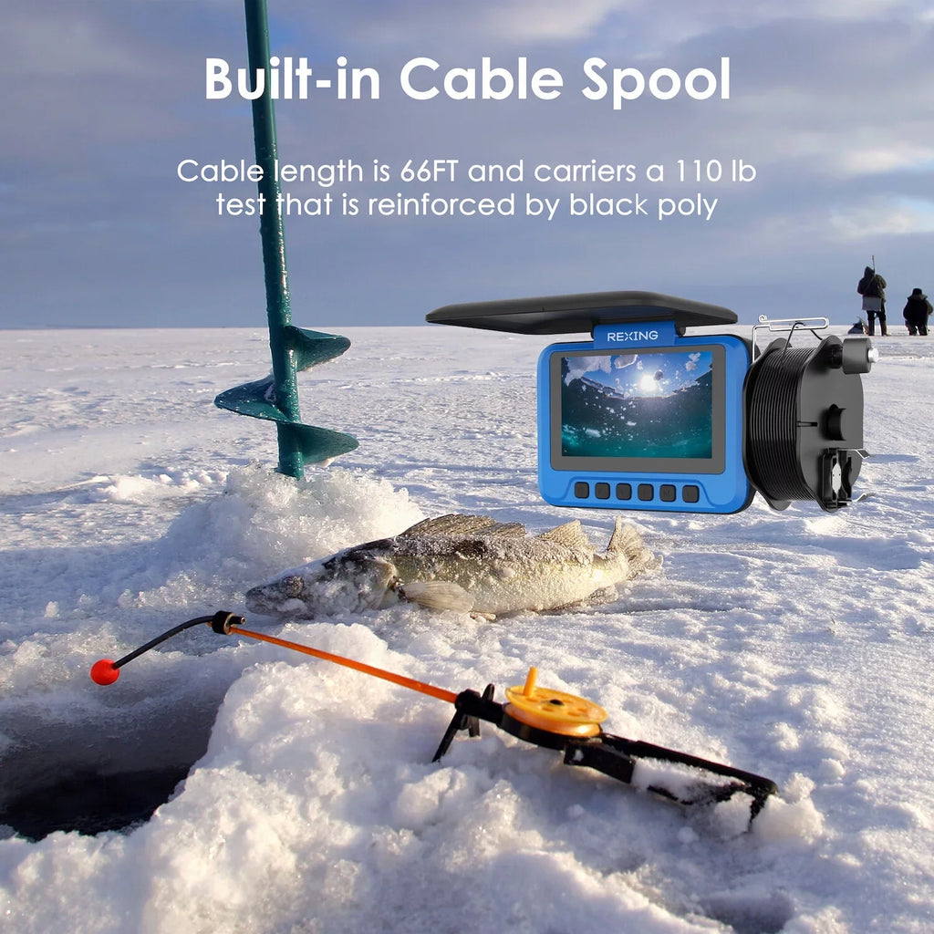 Rexing FC1 Underwater Fishing Camera w/ Winding Spool