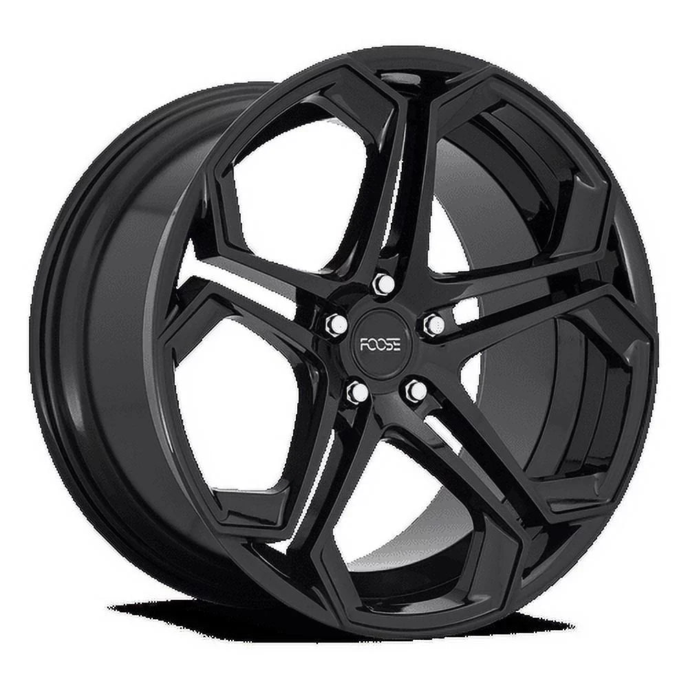 Foose 1PC Aluminum Rim F169  20X9in Gloss Black Finish, F169209031+38