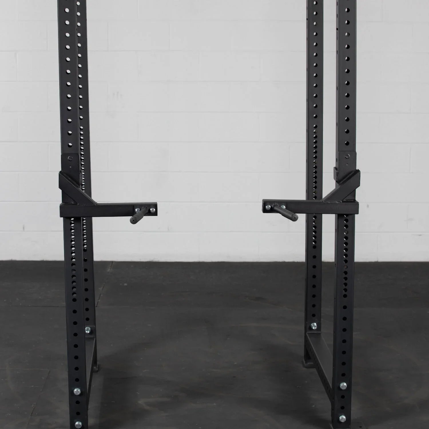 Titan Fitness X-3 Series Dip Bars, J-Hook Style Rack Mounted Dip Attachment, 880  Capacity, Fits 3” X 3” Tubular Steel