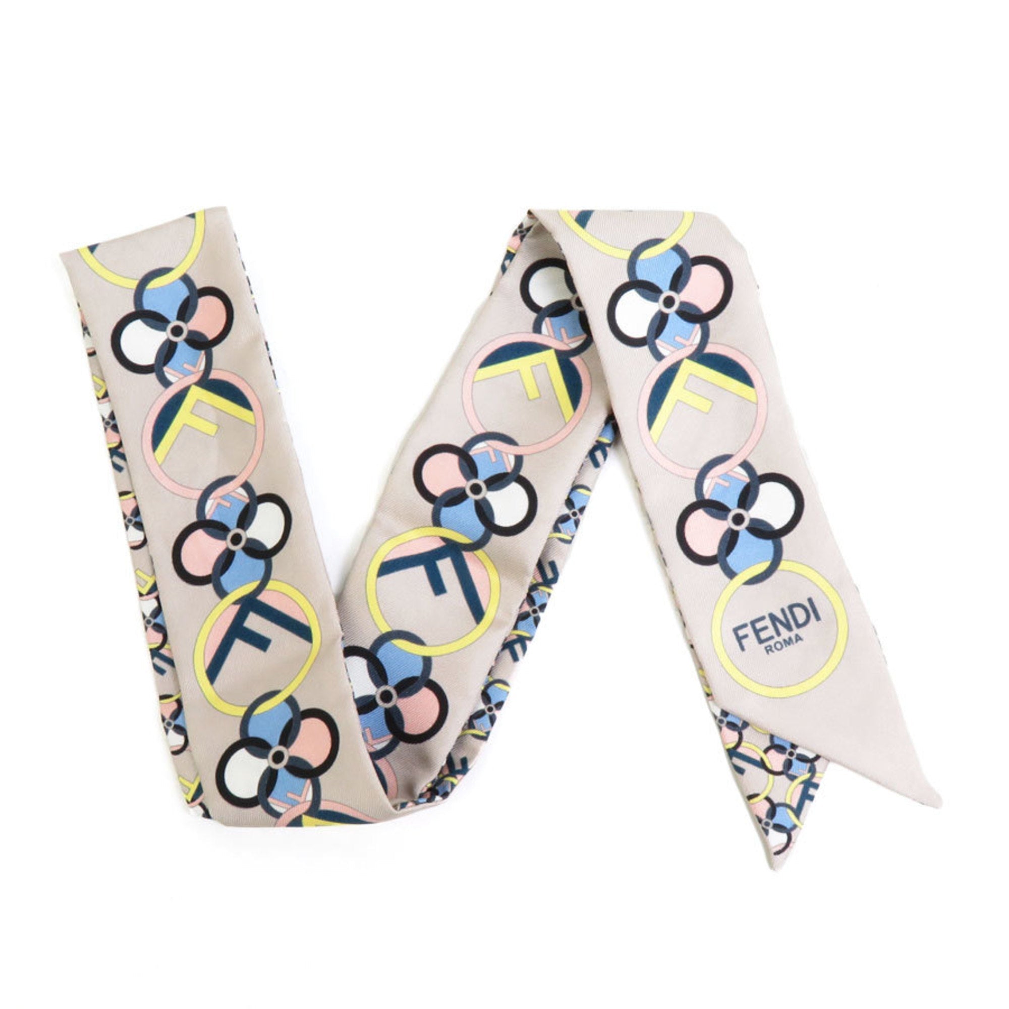 Pre-Owned  Scarf Muffler Silk Multicolor Women's e58552f (Good)