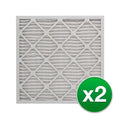 Pleated Air Filter For Honeywell FC100A1029  16x25x4  8 (2 Pack)