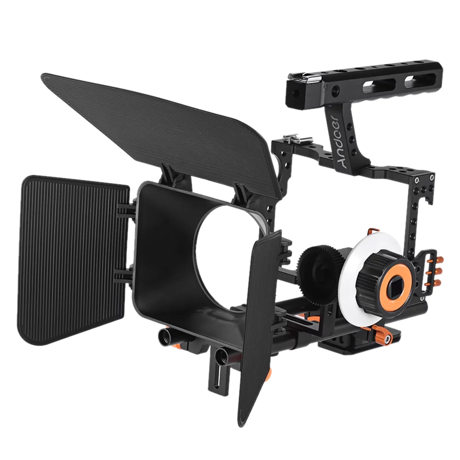 Moobody C500 Aluminum Alloy Camera Camcorder Video Cage Rig Kit Film Making System w/ Matte Box for Panasonic GH4 Replacement for Sony A7S/A7/A7R/A7RII/A7SII/A7IV  Mirrorless Camera