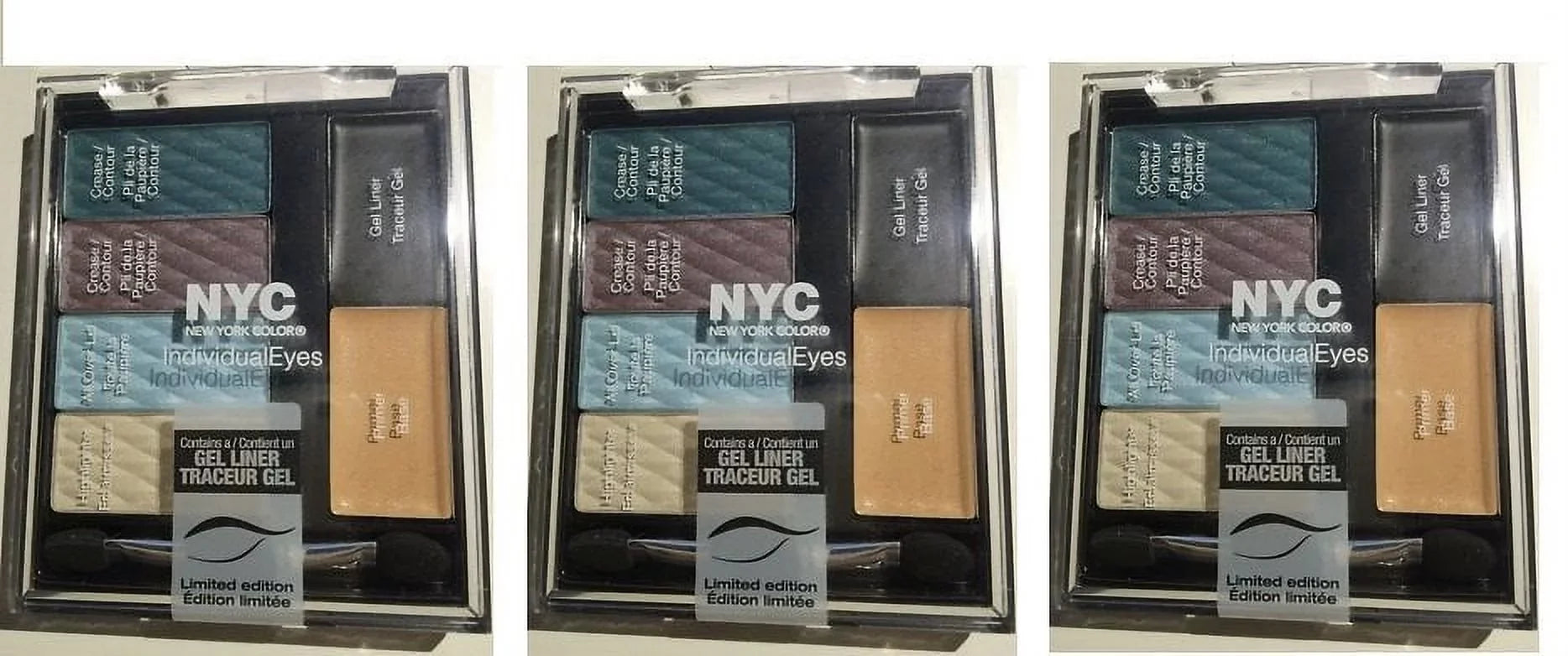 3  New York Individual Eyes Eye Shadow Primer Base & Illum, 003, Blue Skies
