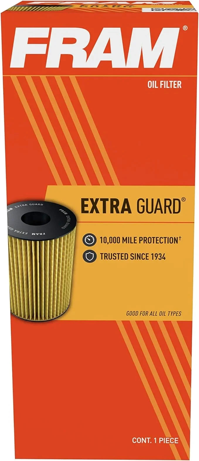 Fram Extra Guard CH11242, 10K Mile Change Interval Cartridge Oil Filter