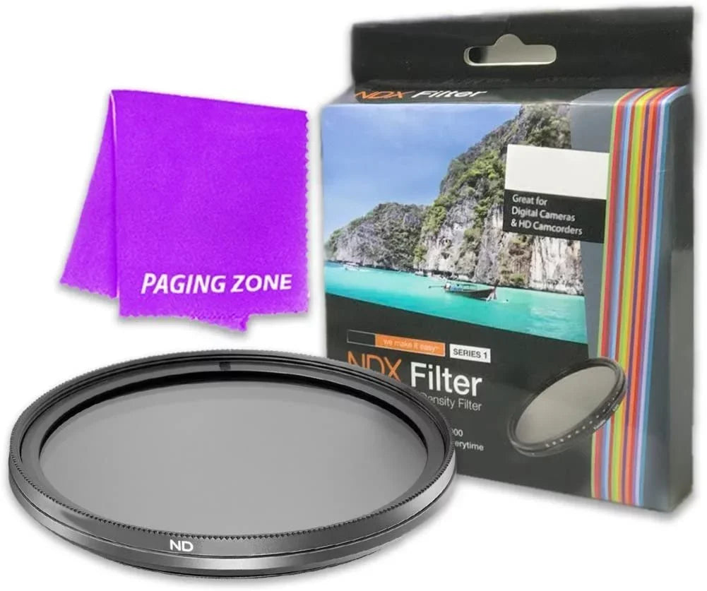 49mm  Variable Range Neutral Density Fader Filter Adjustable from ND2 - ND1000 for Sony Alpha -5T