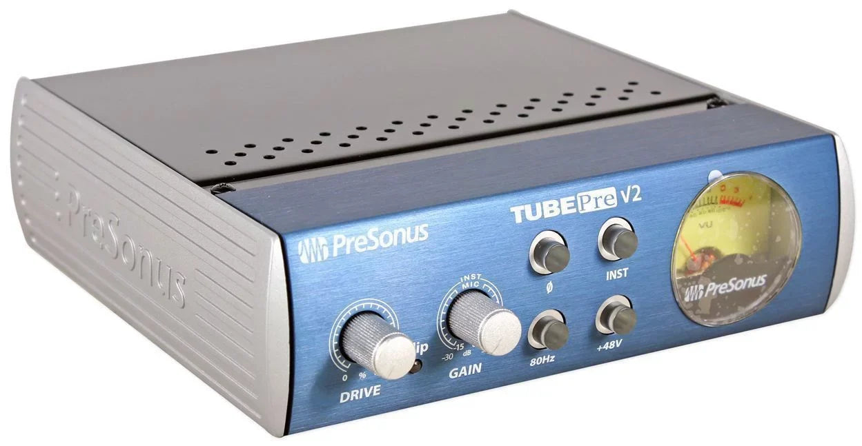 PreSonus TubePre V2 Vacuum Tube Preamp/ Direct Box and (2) 6'  Cables