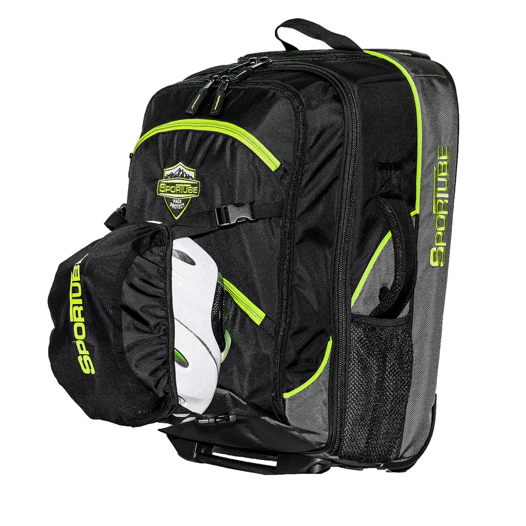 Sportube Cabin Cruiser Wheeled Carry On Padded Gear & Boot Bag, Green