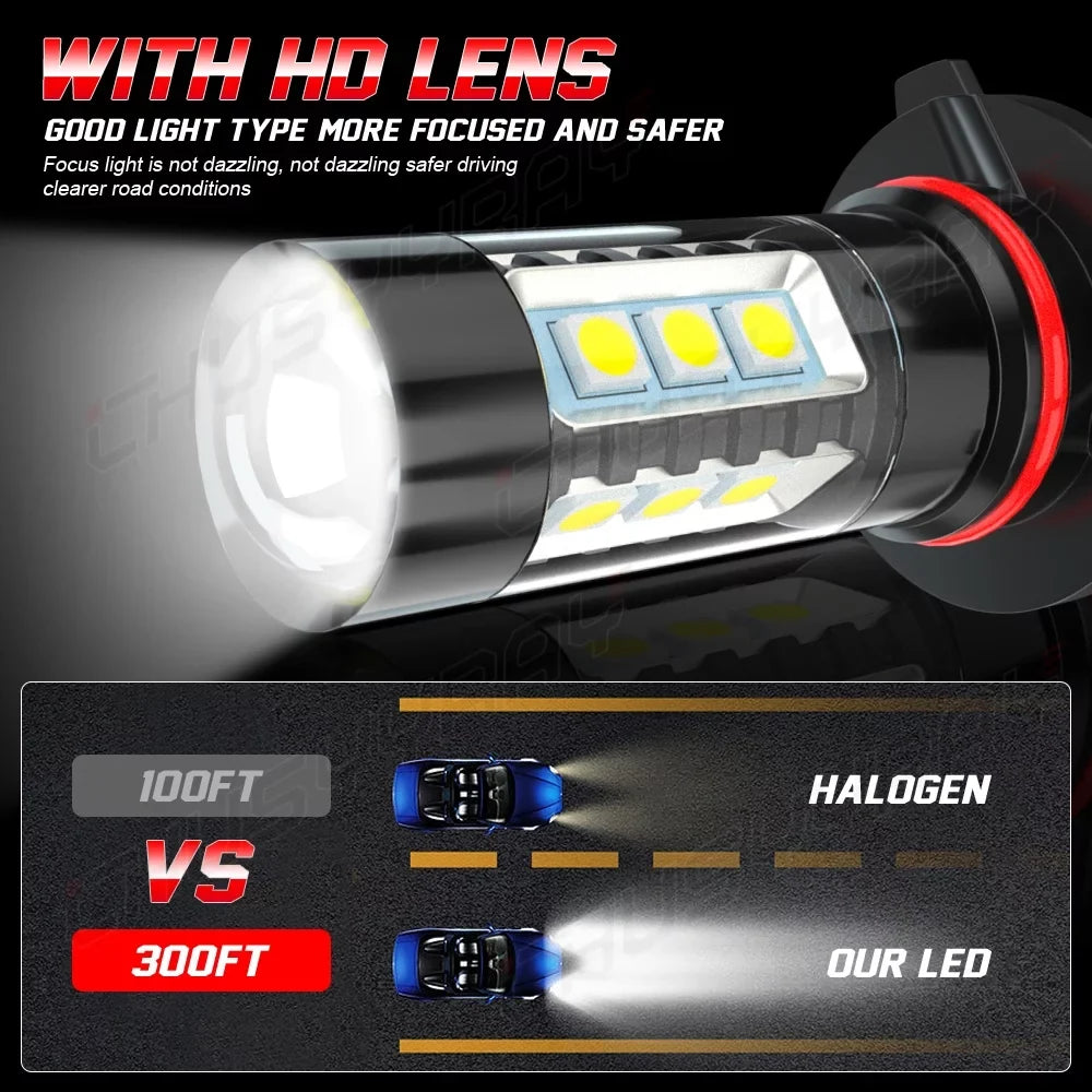 6pcs 9005 D4S   Headlight High&Low Beam + 9145 Fog Light Bulbs Kit For Lexus ES350 2007-12
