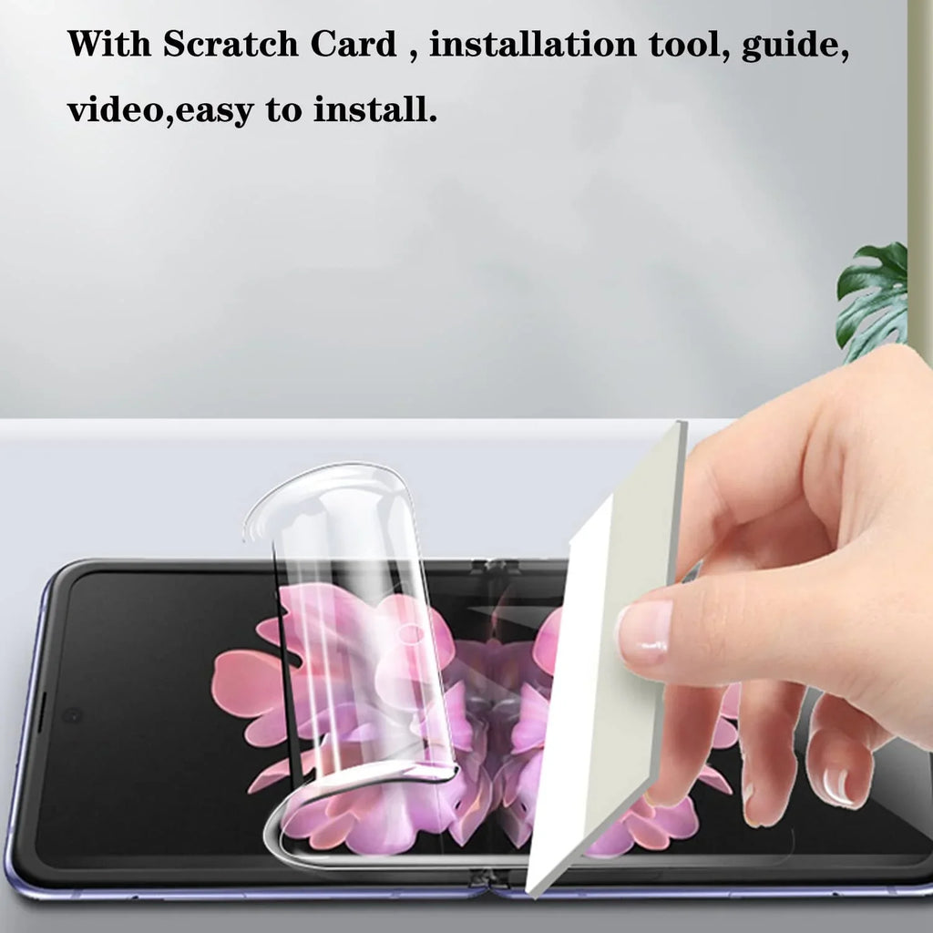 [3 Pack]Screen Protectors Compatible with Samsung Galaxy Z Flip 4 5G 2022, 3 Pack Inside Screen Self-Healing  Film