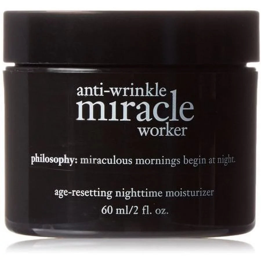 Philosophy Anti-Wrinkle Miracle Worker Age Resetting Nighttime Moisturizer, 2 Oz