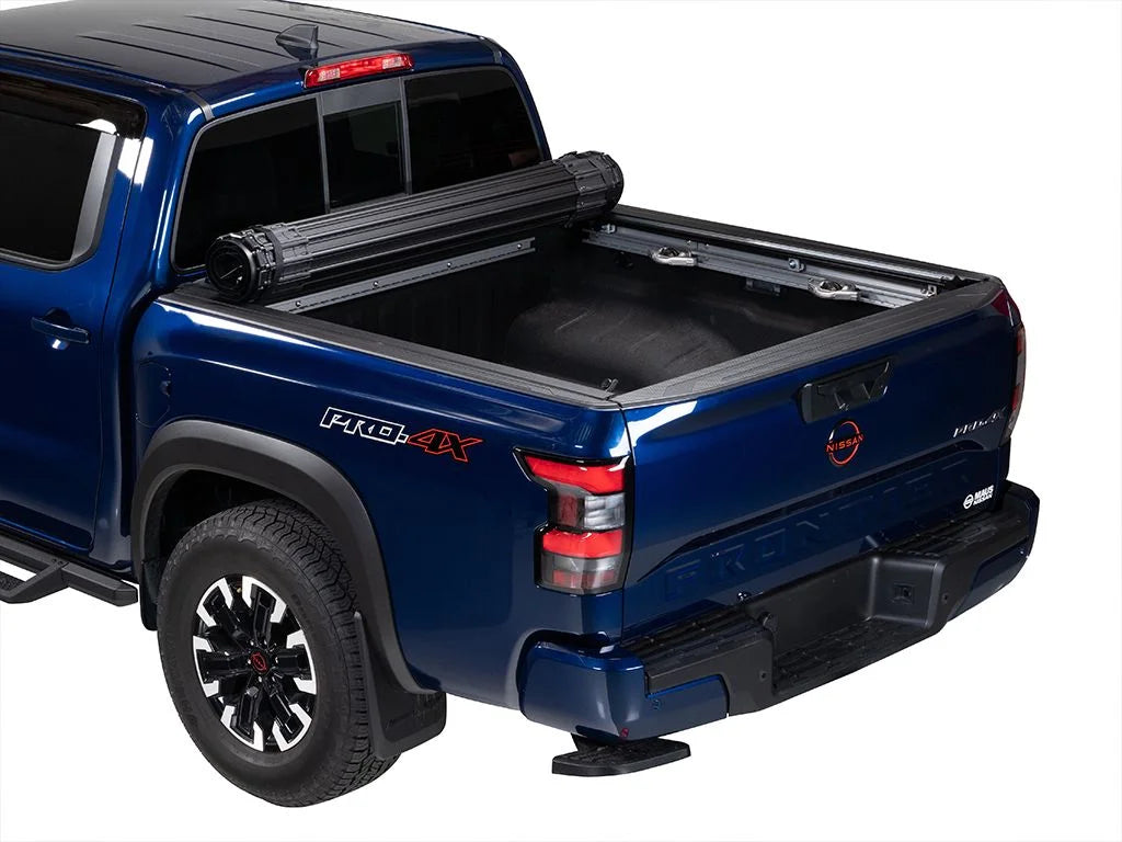 by RealTruck Revolver X4s Hard Rolling Truck Bed Tonneau Cover | 80506 | Compatible with 2005 - 2021 Nissan Frontier (w/Factory Bed Rail Caps Only) 4' 11" Bed (58.6")