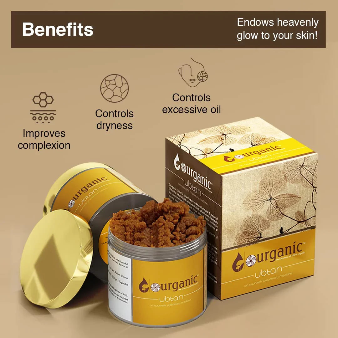 Aryanveda Ubtan for Exfoliation and Removal of Dirt and Harmful Deposits From Skin; 100gm, Pack of - 2