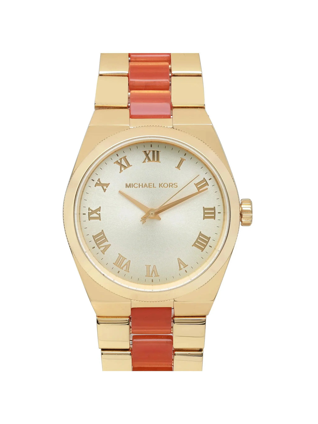 New with defects Michael Kors Channing 38mm Steel Ladies Quartz Watch MK6153