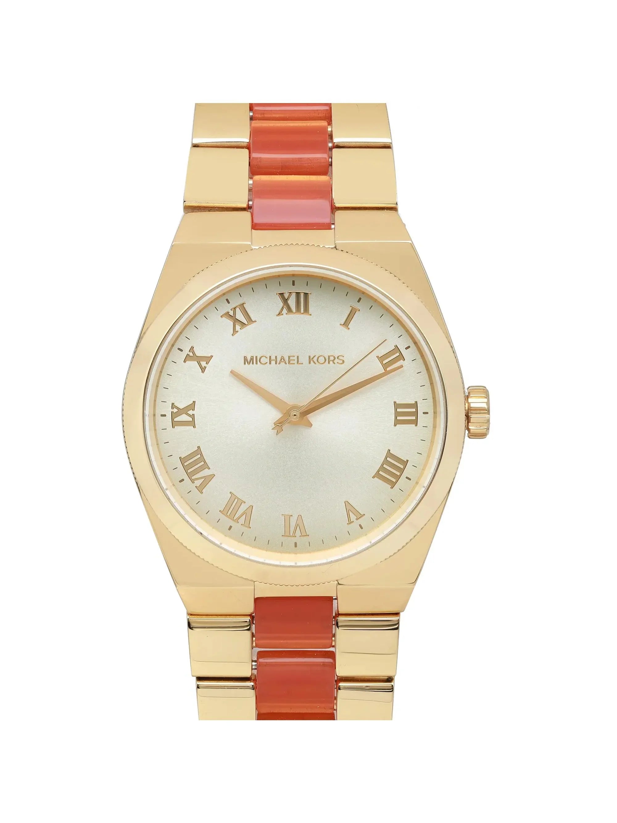 New with defects Michael Kors Channing 38mm Steel Ladies Quartz Watch MK6153