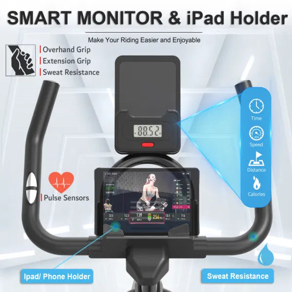 Cycling Exercise Bike Stationary, Home Gym Workout Fitness Bike with Comfortable