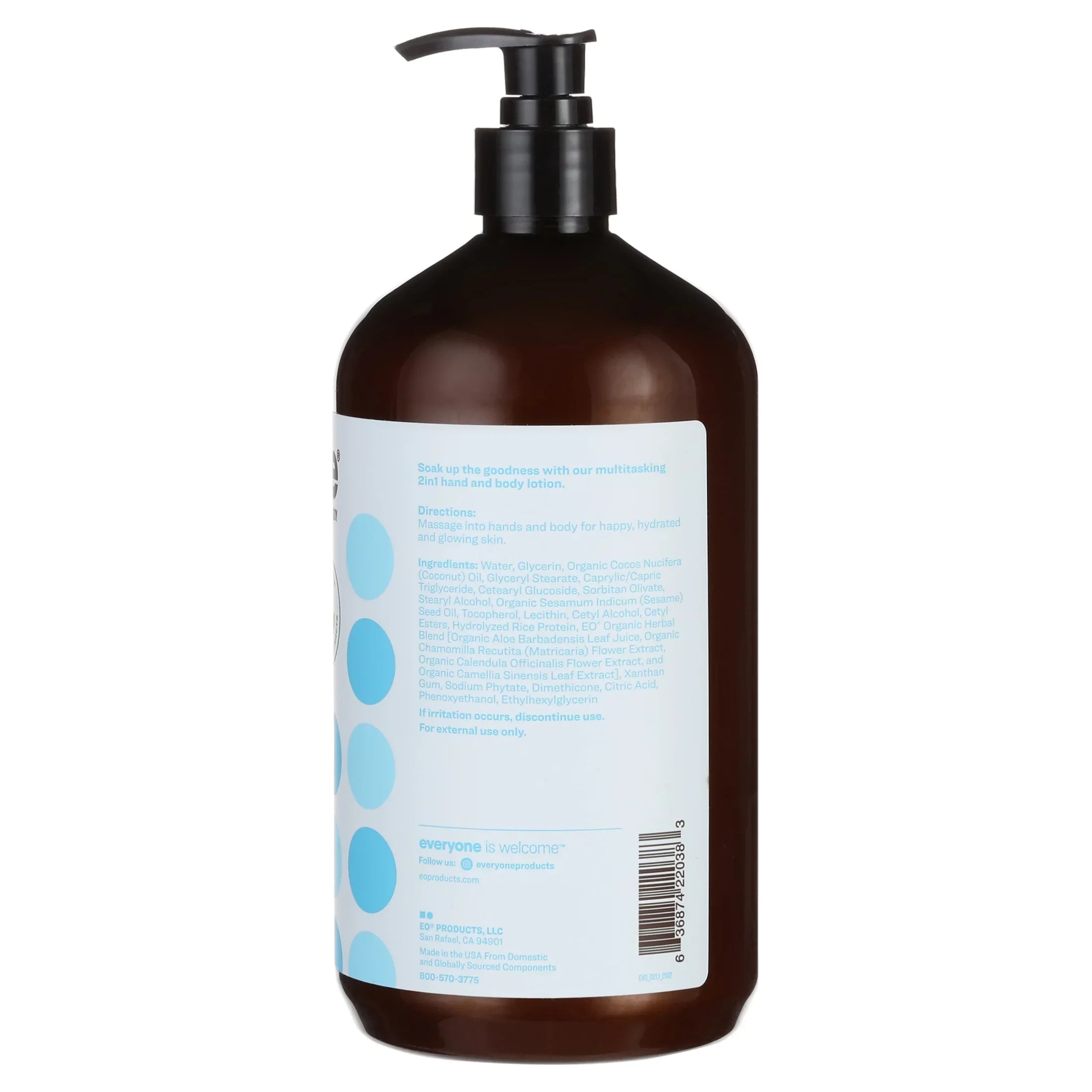 Everyone 3-in-1 Hand Face and Body Lotion Unscented 32 oz.