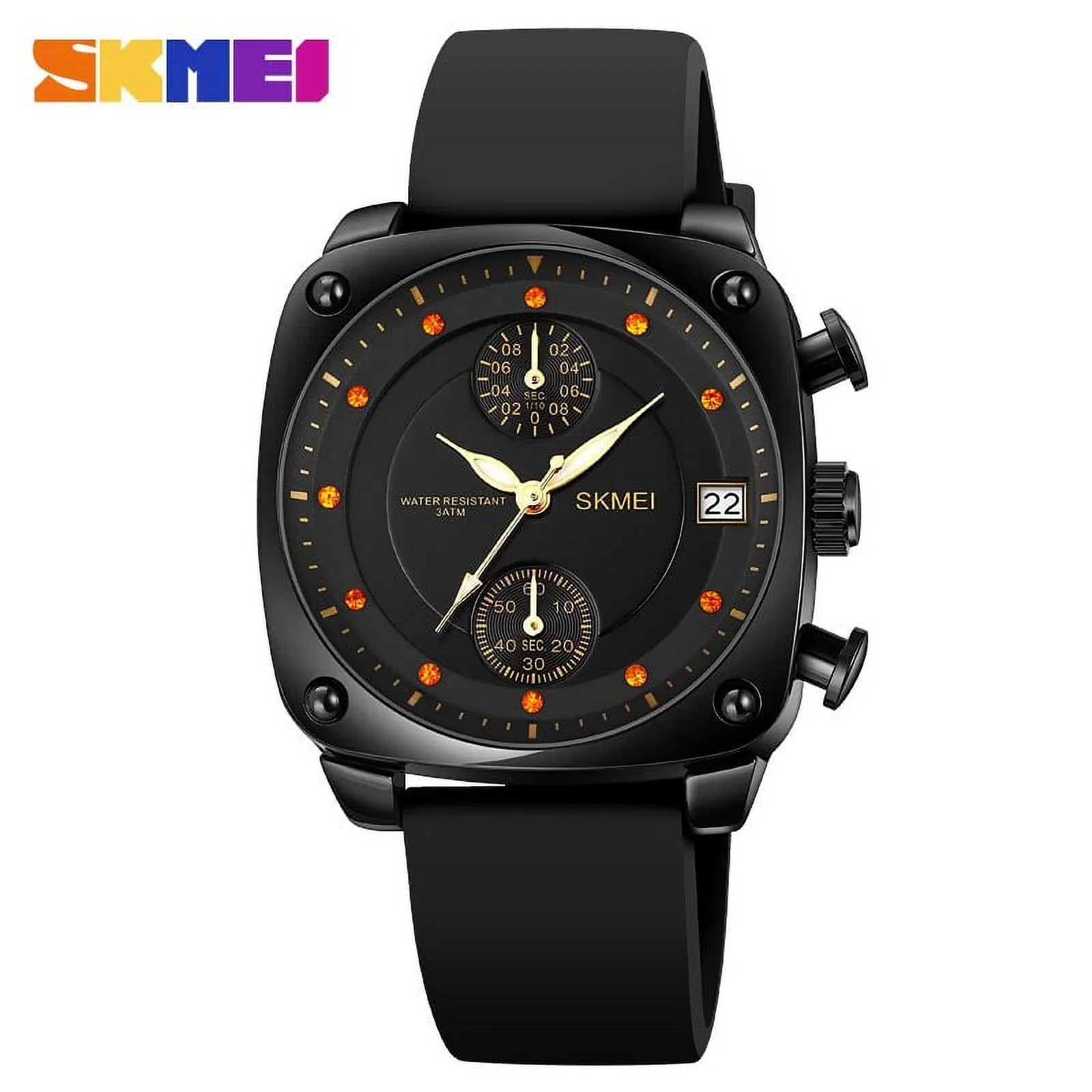 Top Brand  Quartz Watch Fashion Luxury Men's Watches Stopwatch Clock Calendar Quartz Movement Watch Man Waterproof Hour