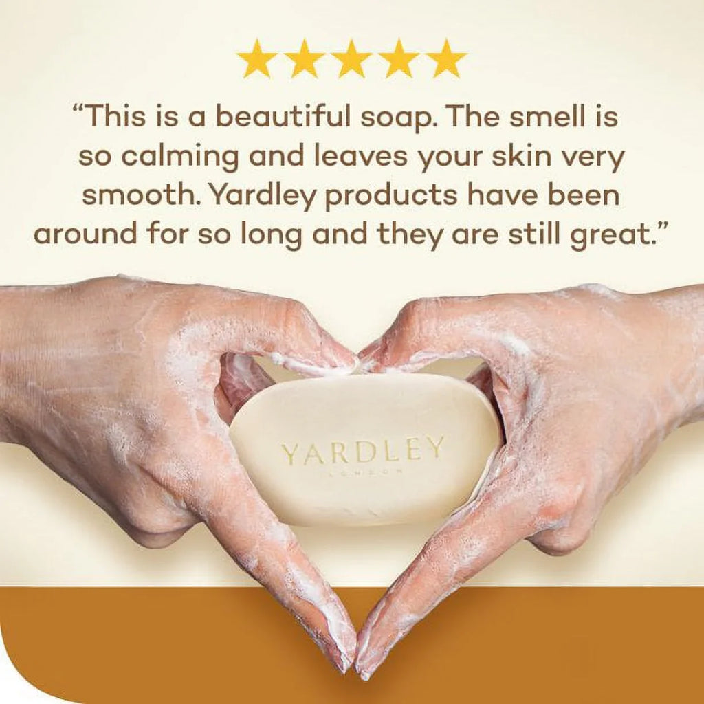 Yardley Oatmeal and Almond Bar Soap, 4 Oz (12 Pack)