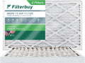 Filterbuy 8x24x2  13 Pleated   Furnace Air Filters (2-Pack)