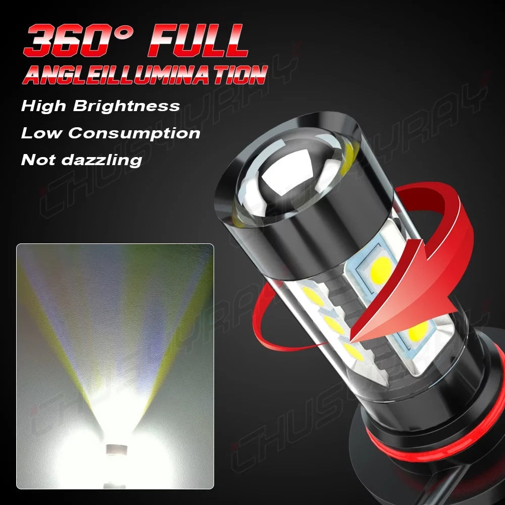 6pcs 9005 D4S   Headlight High&Low Beam + 9145 Fog Light Bulbs Kit For Lexus ES350 2007-12