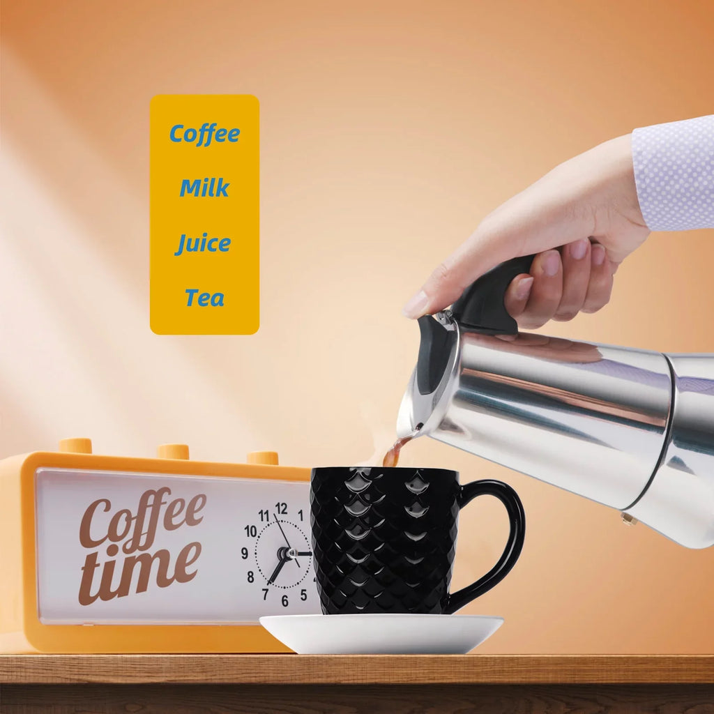 6 Pack Coffee Mug Set, Coffee Cup for Water, Coffee, Black, Milk, Ceramic, 11.95 Floz