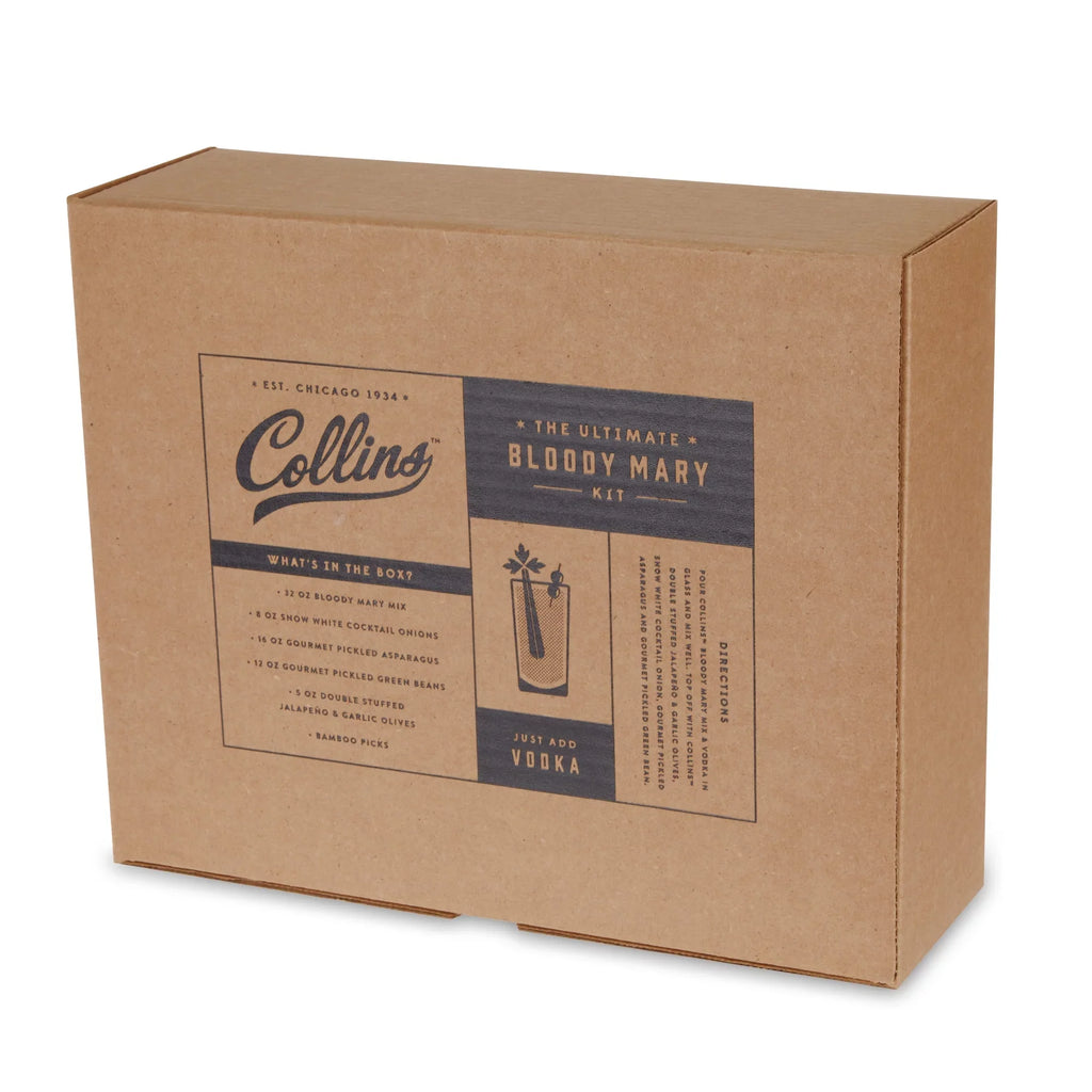 Collins Ultimate Bloody Mary Kit - Set of 7 Bar Accessories for Making Drinks