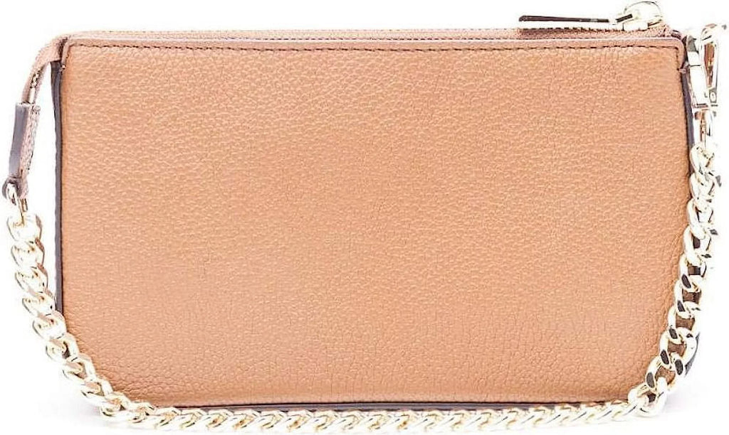 Michael Kors Womens Leather Pouch Shoulder Handbag Small 32F7GFDW6L-230 (Luggage)
