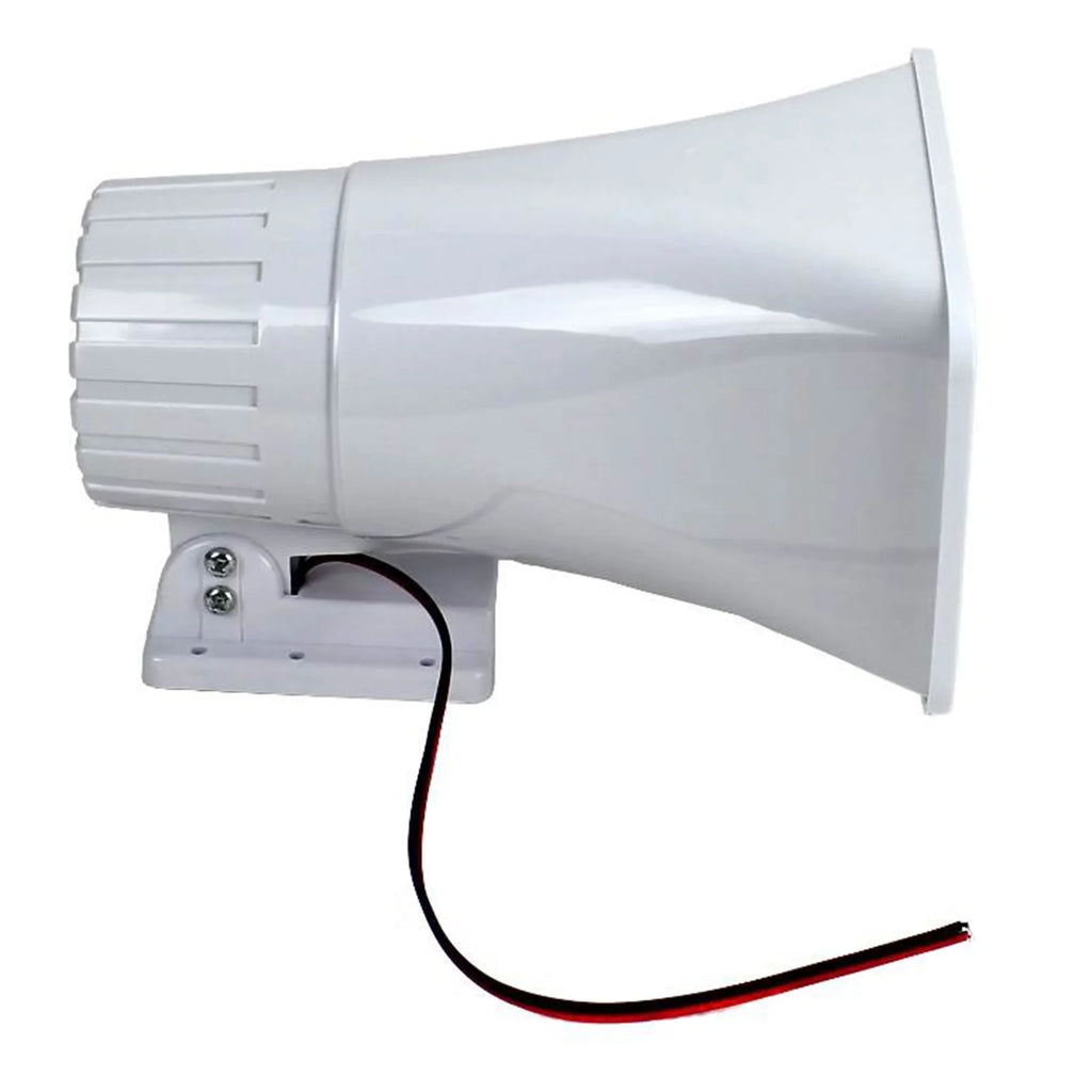 Pyle 8" 65 Watts 8 Ohms Indoor and Outdoor  Horn Speaker, White (4 Pack)