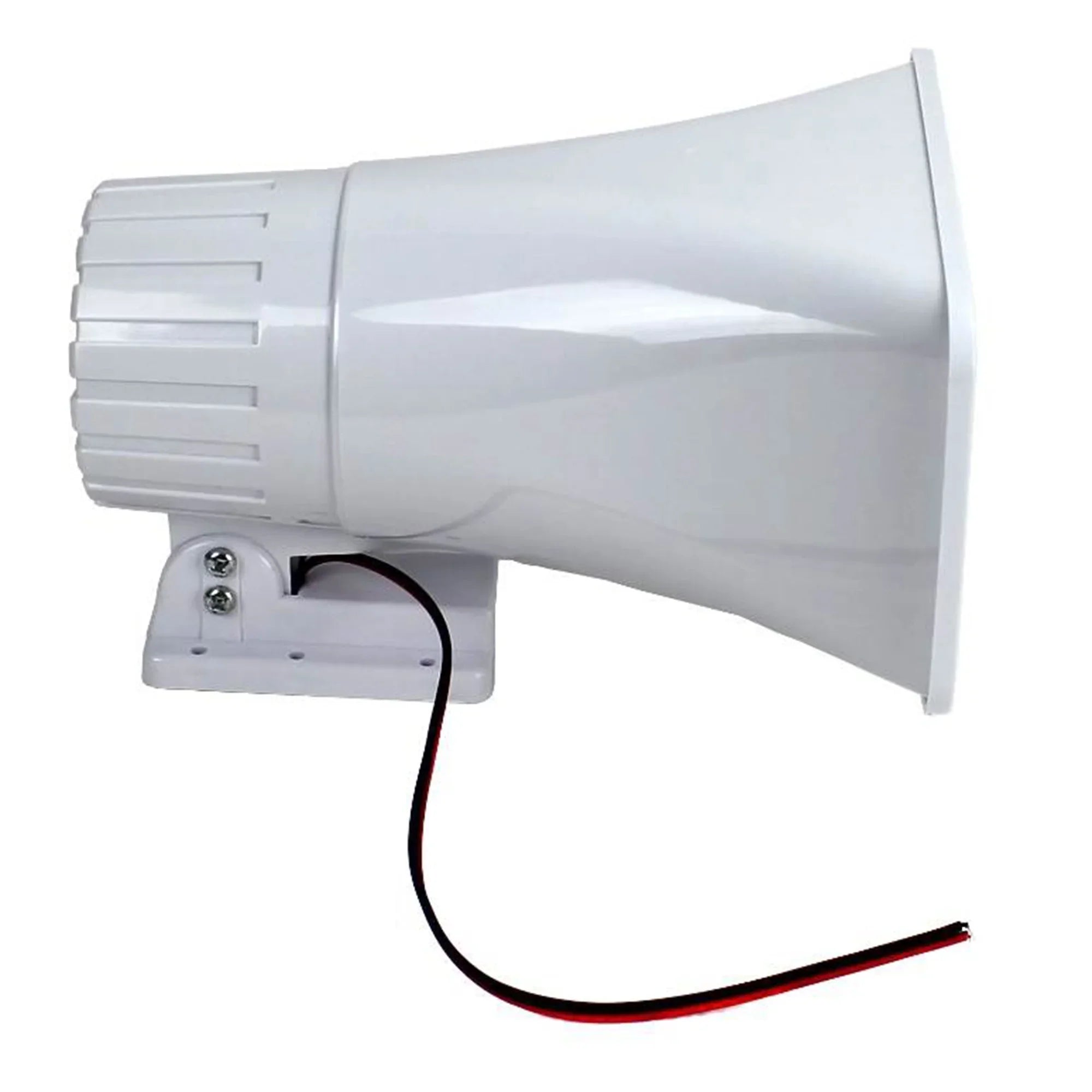 Pyle 8" 65 Watts 8 Ohms Indoor and Outdoor  Horn Speaker, White (4 Pack)