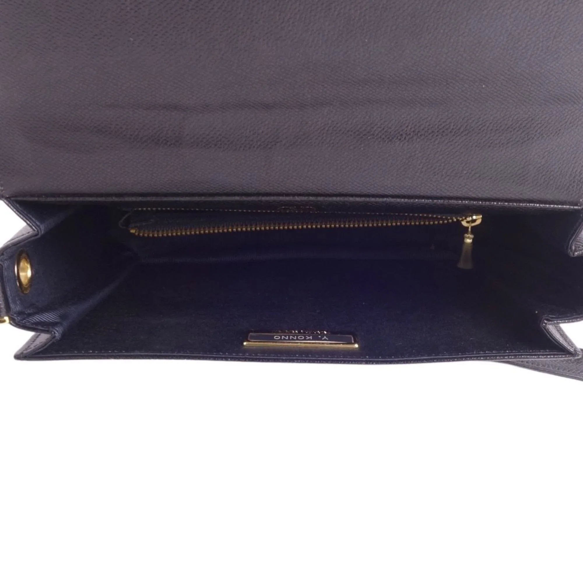 Pre-Owned Valentino Garavani bag shoulder pattern calf leather ladies black (Good)