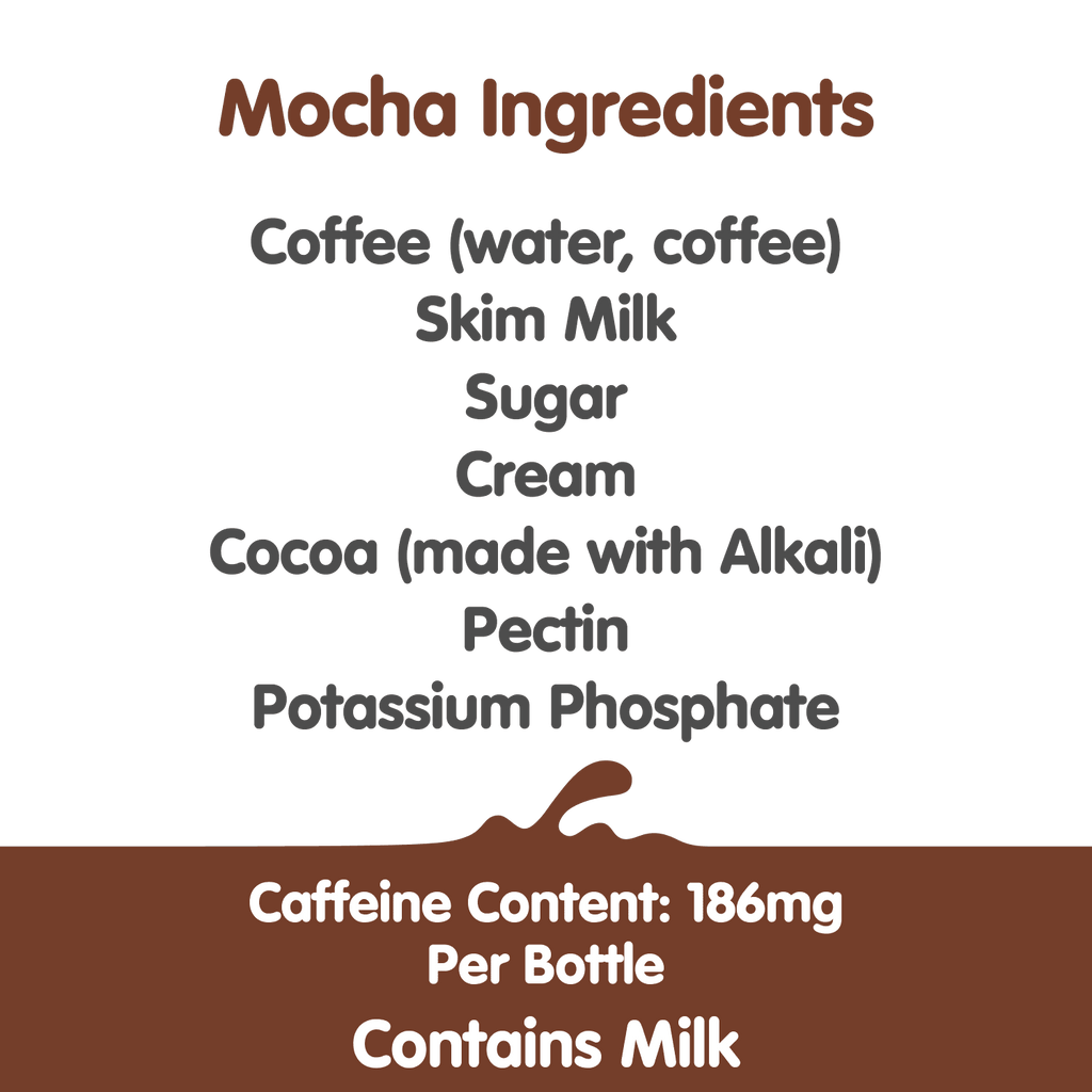 Dunkin' Mocha, Iced Bottled Coffee Drink, 13.7 fl oz, 12 Bottles