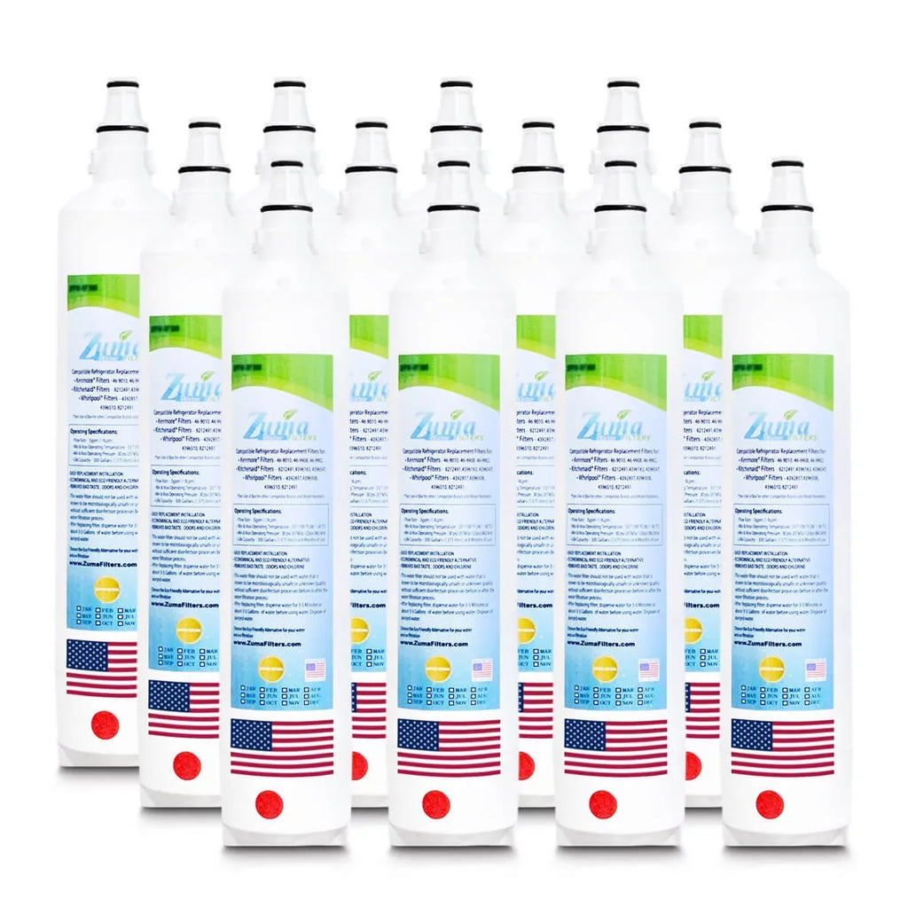 Brand , Water Filters , Model # ZWFZ1-RF750 , Compatible with Subzero® ID27R - 12 Pack - Made in U.S.A.
