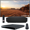 Hisense 100L5G 100" 4K    & DLT100B 1.0 Gain Screen with   Bundle