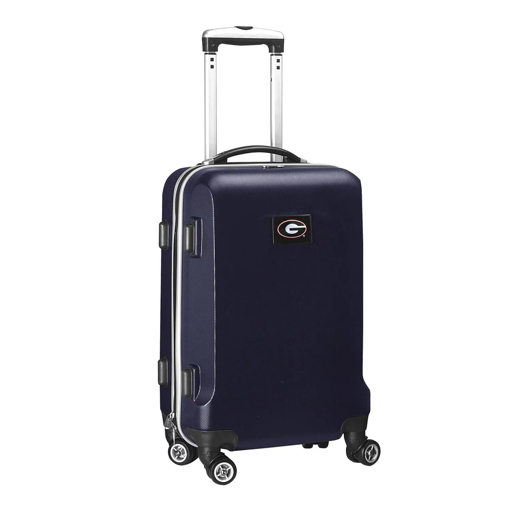 Navy Georgia Bulldogs 21" 8-Wheel Hardcase Spinner Carry-On Luggage