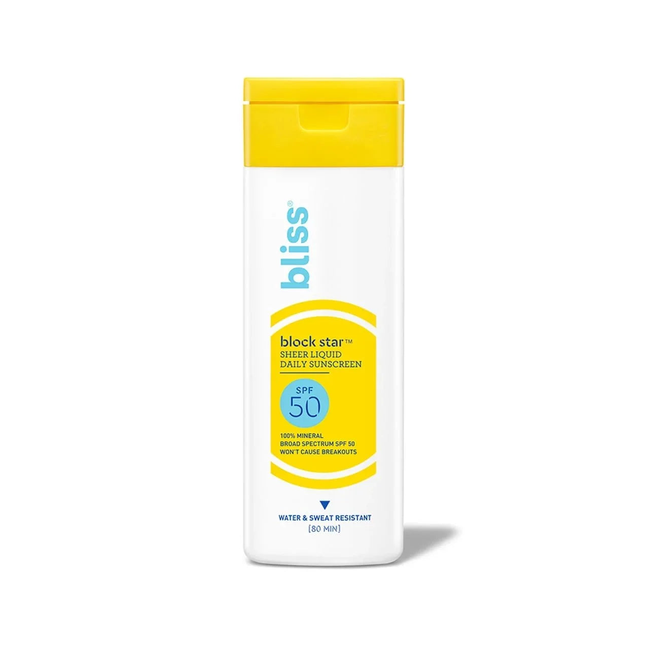 Bliss Block Star Sheer Tinted Face Sunscreen Spf 50-2 Fl Oz. - 100% Mineral Broad Spectrum Sunscreen With Zinc Oxide & Titanium Dioxide - Non Greasy Invisible Finish.