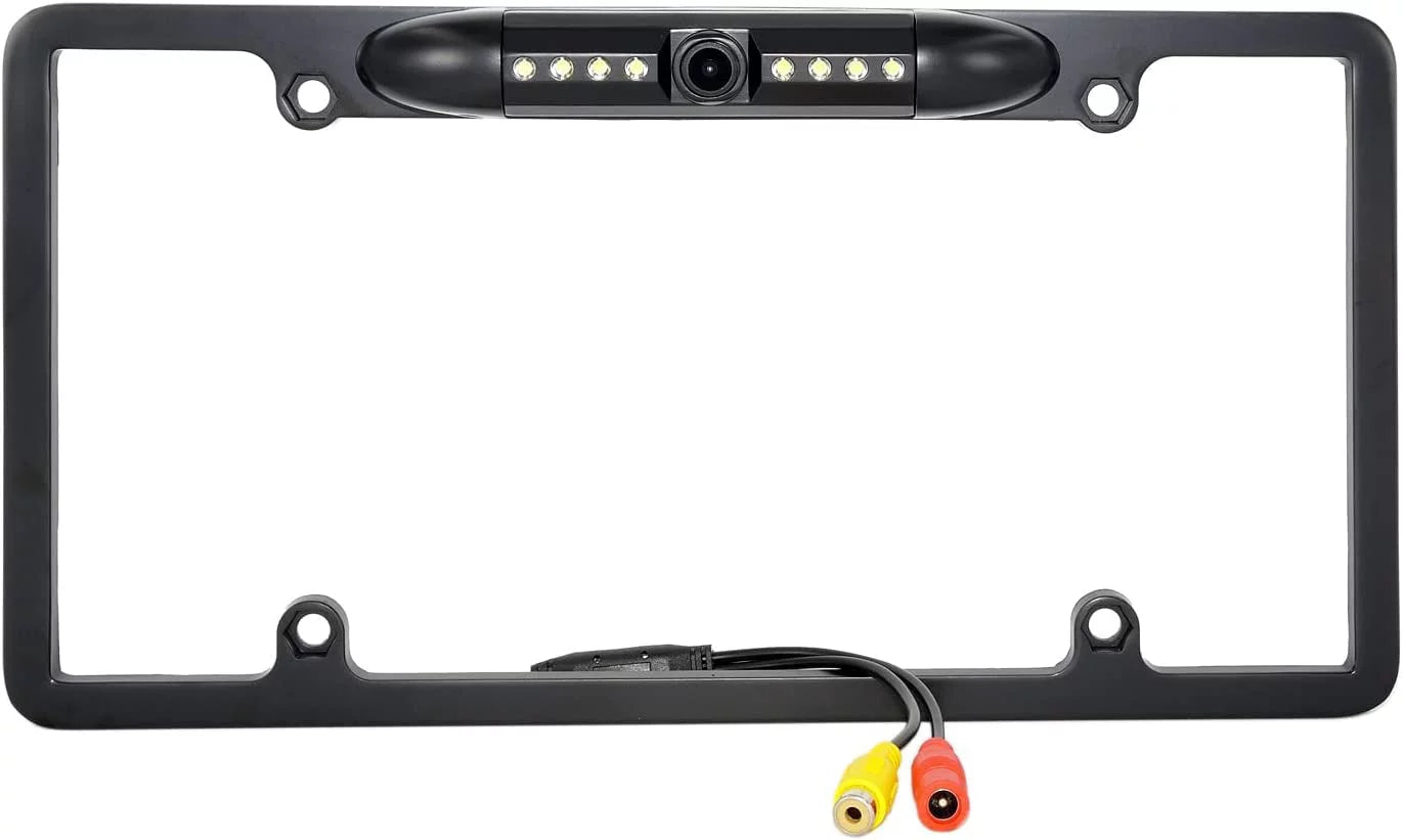 Backup Camera Rearview License Plate Frame for  KWV230BT -V230BT Black