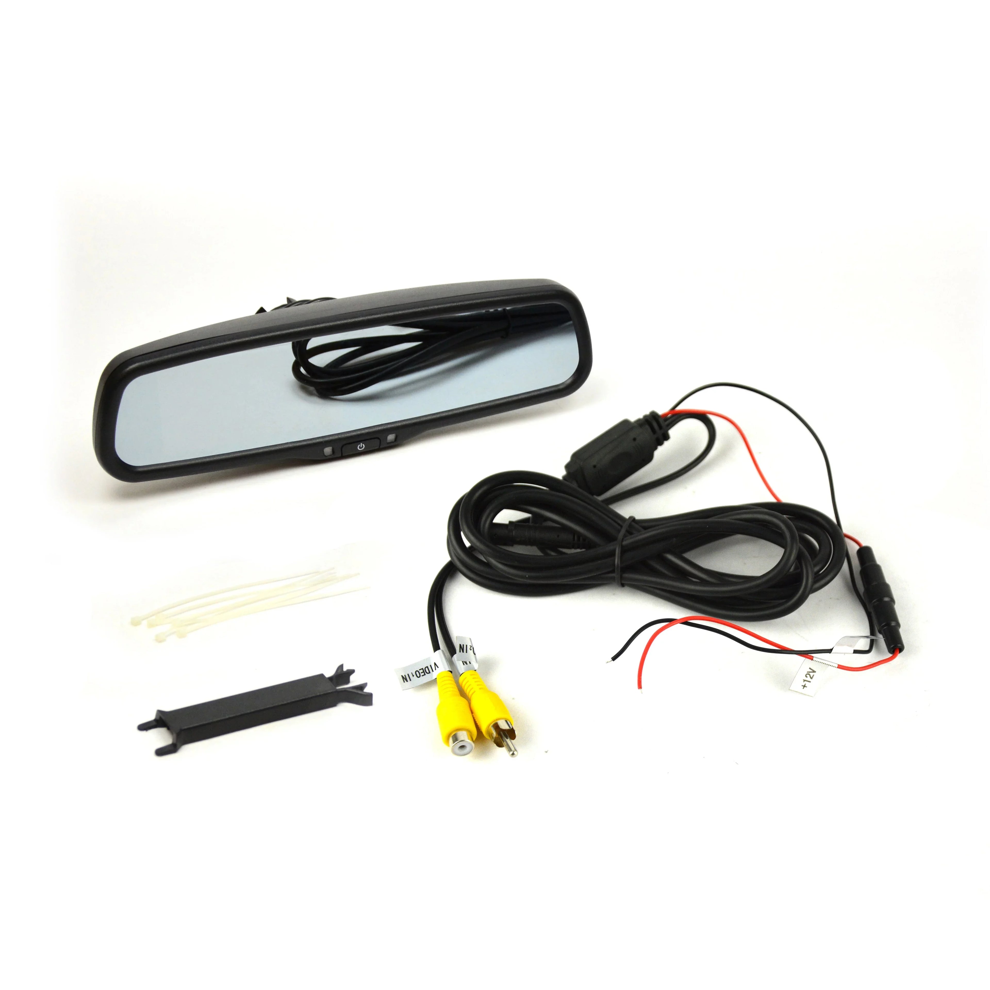 Brandmotion 4.3" Color Display Mirror with two Camera Inputs Fits select: 2009-2016  -V, 2013-2017  1500