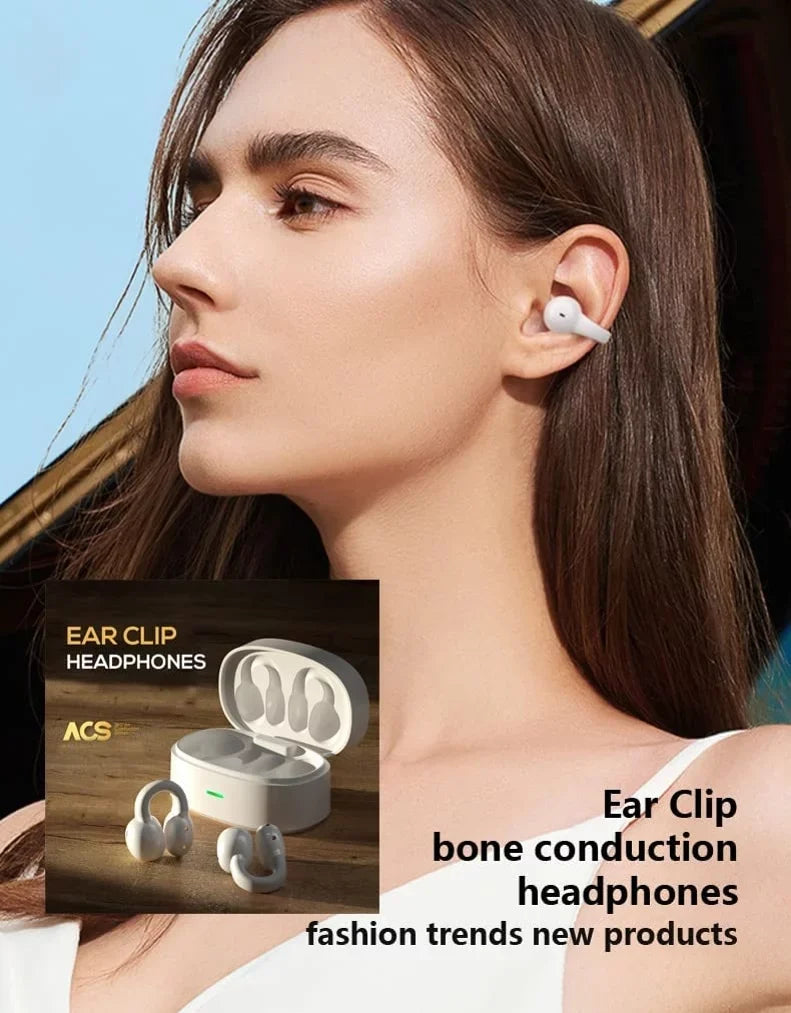 Wireless Ear-Clip  Earphones for Samsung Galaxy XCover / XCover6 Pro - Bluetooth Earbuds True Stereo Charging Case Hands-free Mic Headset for Samsung Galaxy XCover / XCover6 Pro