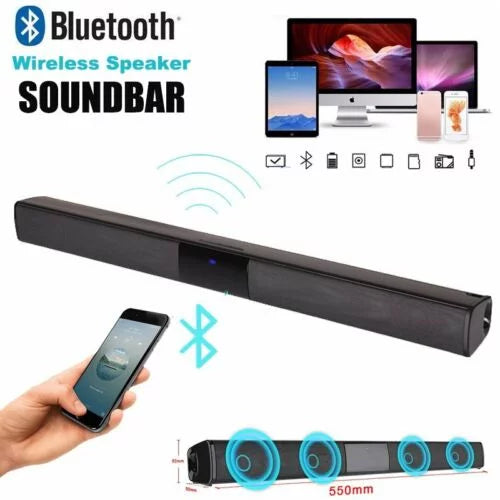 3D Portable Home Wireless Speakers System Soundbar Sound Bar Bluetooth Bluetooth V4.2  Sound Bar