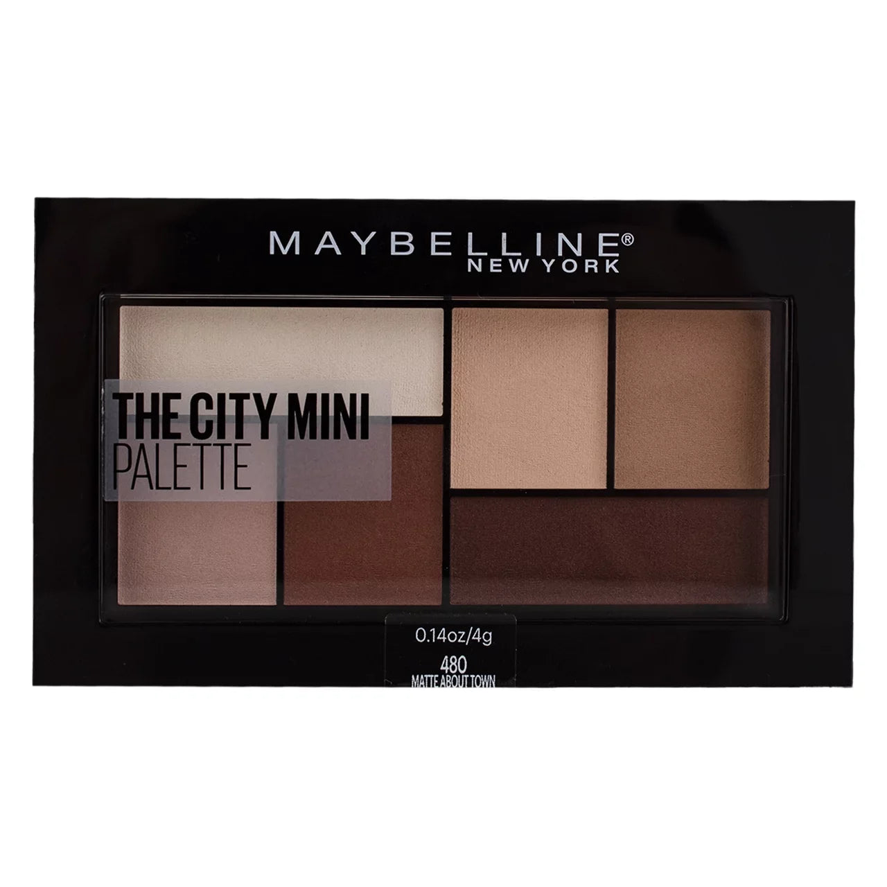 Maybelline The City Mini Eyeshadow Palette Makeup, Matte About Town 0.14 oz (Pack of 4)