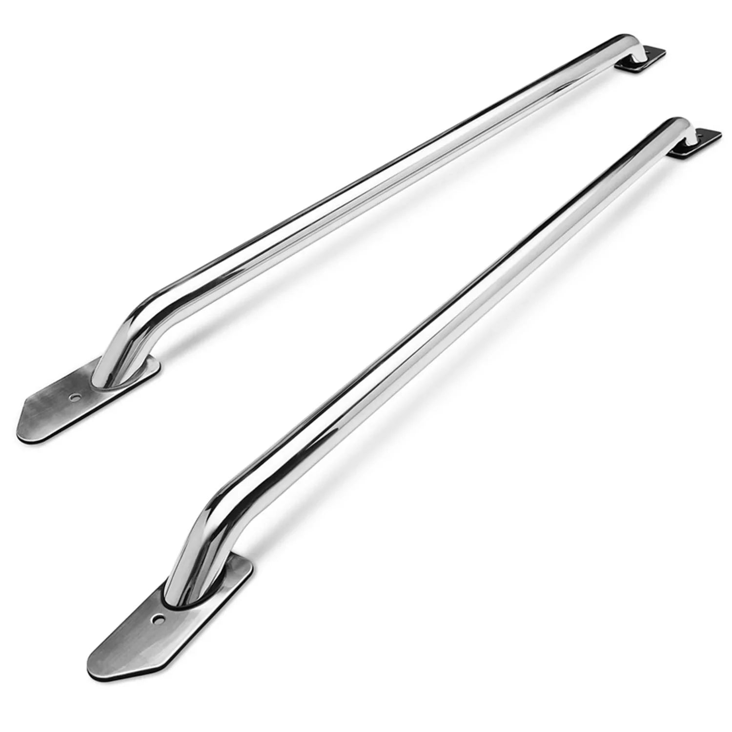 Bed Rails Fit 2014-2024 Chevy Silverado/ Sierra 1500 6.5ft Standard Bed(Excl. Denali CarbonPro Editions) 304 Stainless Steel Truck Side Rails Accessories 2pcs