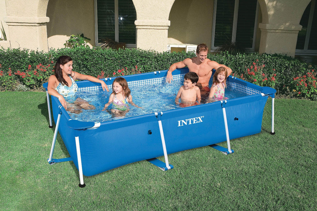 Intex Rectangular-Frame Above Ground Baby Splash Pool (Open Box) (2 Pack)