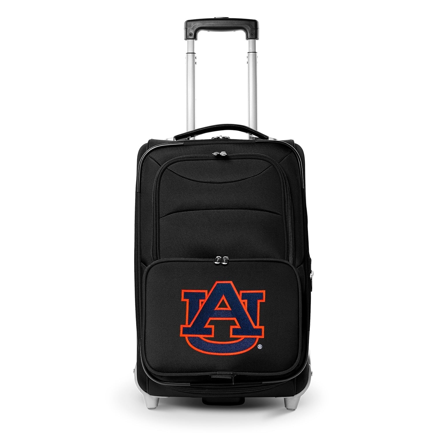 Black Auburn Tigers 21" Softside Rolling Carry-On Suitcase
