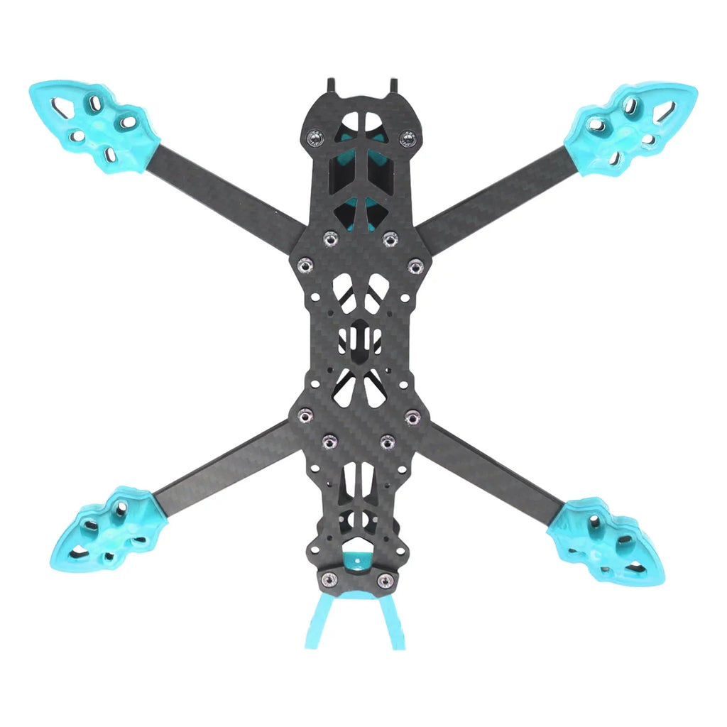 Buumin  Racing Drone Frame Professional 225mm Wheelbase Carbon Fiber Quadcopter Frame for  Drone Accessories Blue