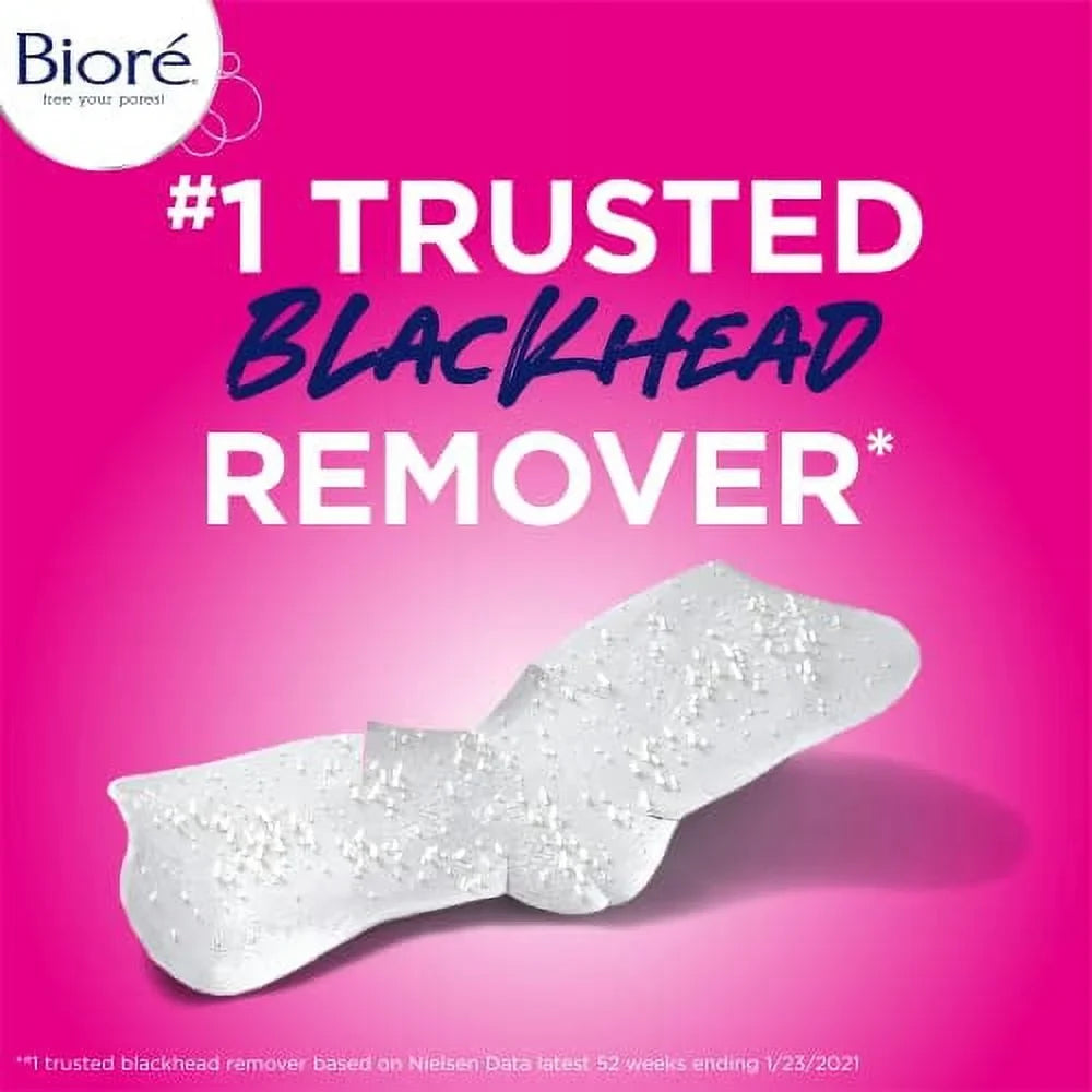 Nose+Face, Blackhead Remover Pore Strips, 12 Nose + 12 Face Strips For Chin Or Forehead, With Instant Blackhead Removal And Pore Unclogging, Oil-Free, Non-Comedogenic Use, 24 Count