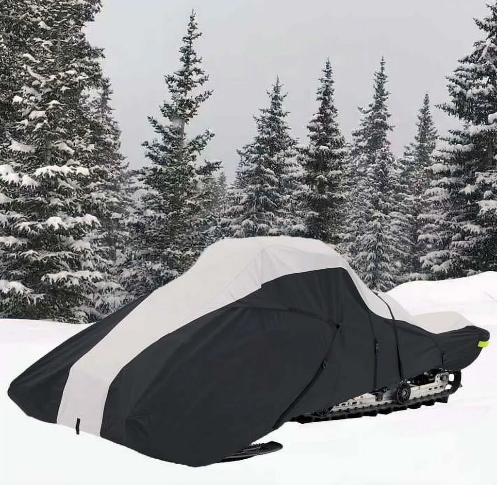 600 Denier Full Fit Snowmobile Travel and Storage Cover Compatible for the 2004-2004 Ski Doo Bombardier Model  Limited 1 Up 800 Snowmachine Sled.