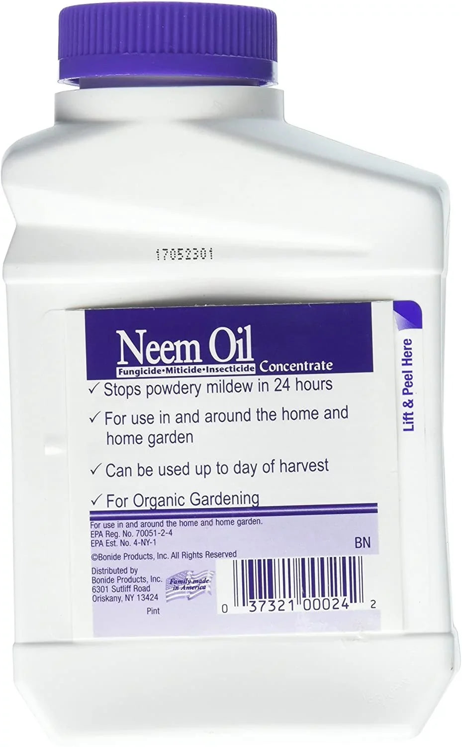 Neem Oil Fungicide Miticide Insecticide Concentrate 16 fl. oz.
